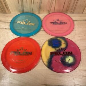 Dynamic Discs Lucid Felon Disc Golf Fairway Driver Lot Of 4 Discs 173g